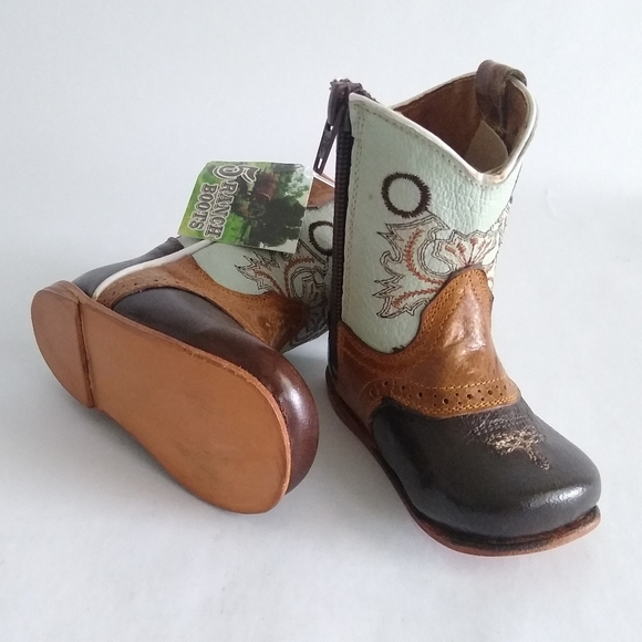 5 RANCH BOOTS Other - NWT BABY LEATHER COWBOY BOOTS